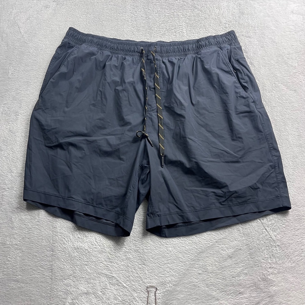 Rhone Pursuit Shorts Men XXL Dark Navy Blue Unlined Active Gym Training 7 Inseam